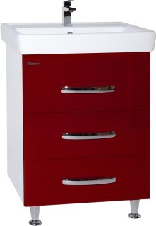 Тумба под раковину Bellezza Рокко 50см красный 00000010147